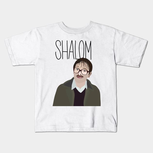 Jim Friday Night Dinner Shalom Jackie Kids T-Shirt by juliusredmon